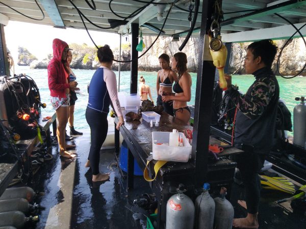 Coral propagation on board PDC1